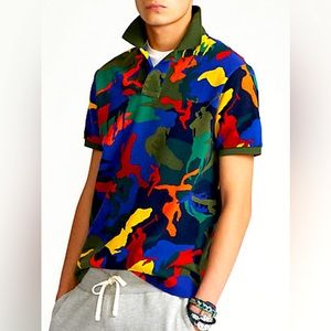 Classic Fit Polo Pony Camo Polo Shirt